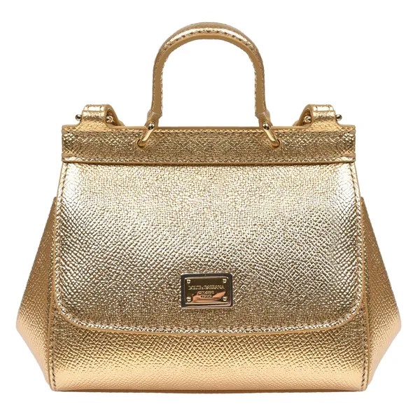 Золотистая сумка, 17x12x7 см Dolce&Gabbana детская