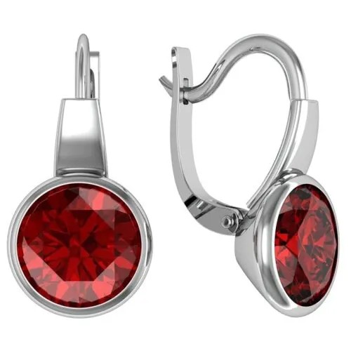 Серьги с 2 алпанитами из серебра 361383-FA49