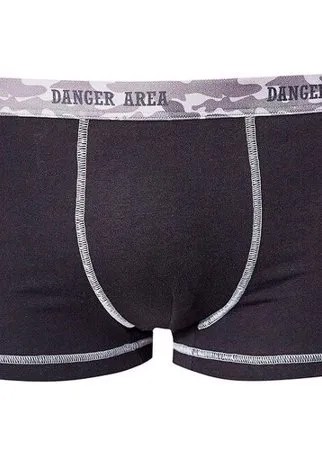 Трусы X-File Boxer DANGER AREA, размер 3-M, черный