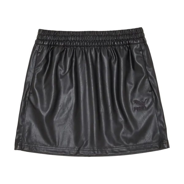 T7 Faux Leather Mini Skirt
