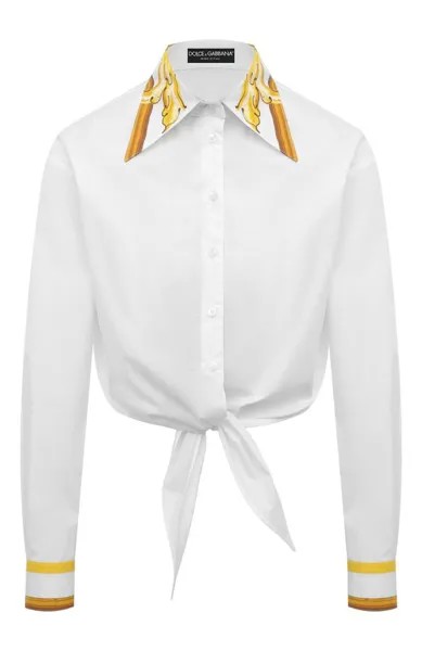 Хлопковая рубашка Dolce & Gabbana