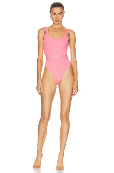 Купальник Versace One Piece, цвет Flamingo