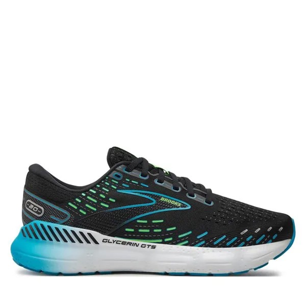 Кроссовки Brooks Glycerin Gts 20 110383 1D 006 Black/Hawaiian Ocean/Green, черный