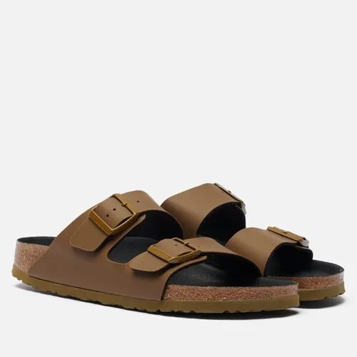 Шлепанцы Birkenstock, искусственная кожа, размер 43, зеленый