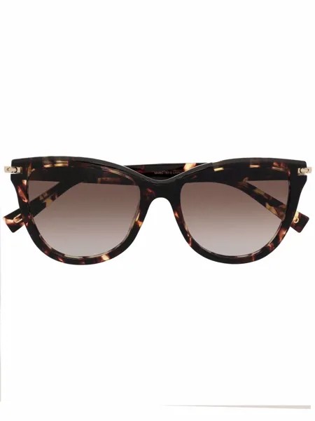 Marc Jacobs Eyewear солнцезащитные очки в оправе 'кошачий глаз' черепаховой расцветки