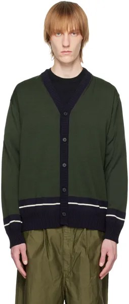 Кардиган в зеленую полоску Comme des Garçons Homme