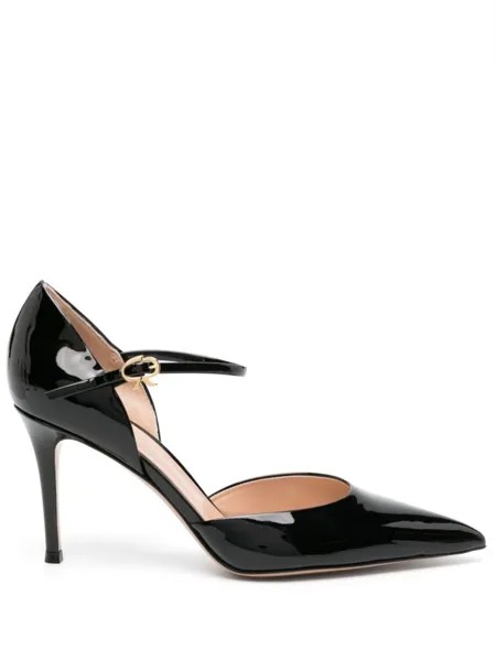 Gianvito Rossi туфли с заостренным носком, черный