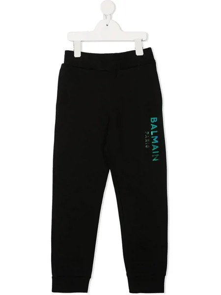 Balmain Kids спортивные брюки с логотипом