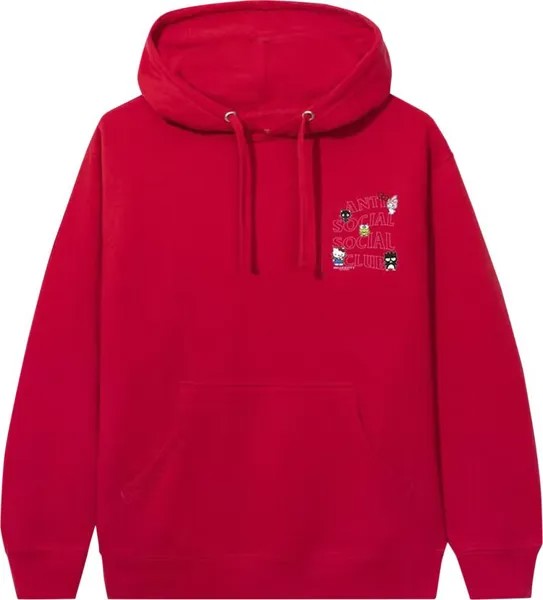 Худи Anti Social Social Club x Hello Kitty And Friends Hoodie 'Red', красный