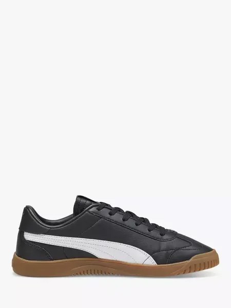 Кроссовки PUMA Club 5v5 Leather Lace Up, цвет black/gum