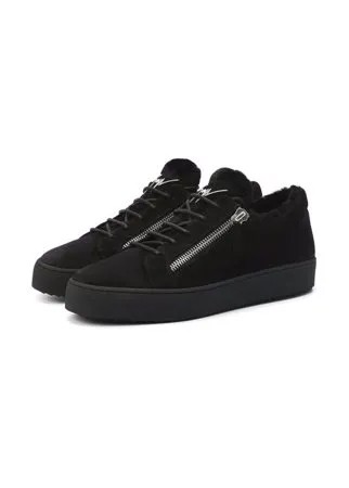 Замшевые кеды Frankie Winter Giuseppe Zanotti Design