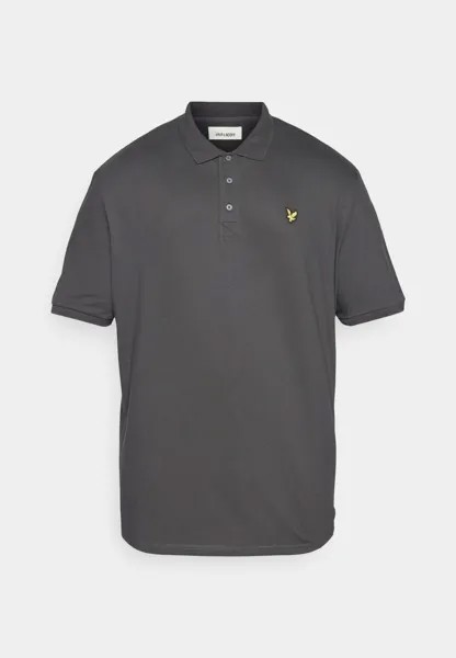 Рубашка поло PLAIN Lyle & Scott, антрацит