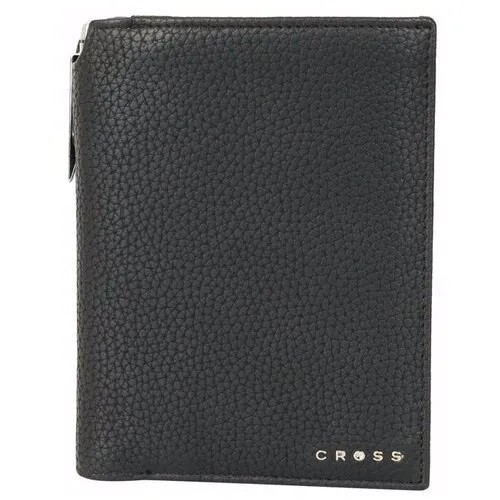 Бумажник для документов Cross Nueva Management Black, с ручкой Cross, кожа наппа, фактурная, черный CROSS MR-ACC1497_2-1
