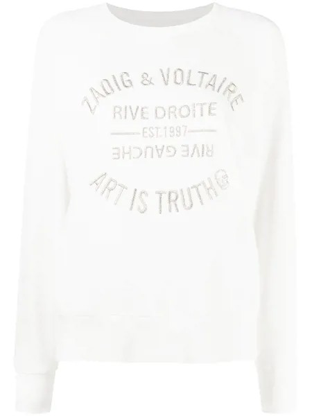 Zadig&Voltaire толстовка Upper Blason с вышитым логотипом