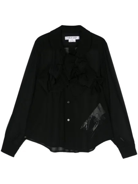 Рубашка с аппликацией Comme Des Garçons Comme Des Garçons, черный