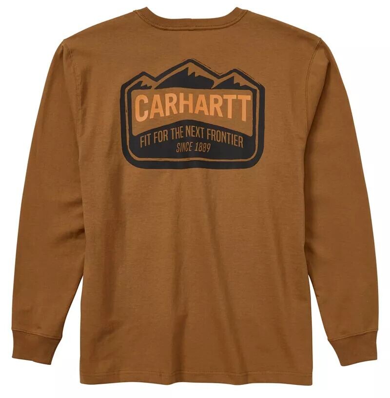 Футболка с длинными рукавами и рисунком Carhartt Mountain