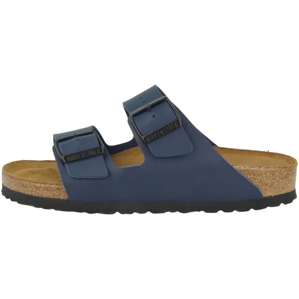 Сандалии Birkenstock Arizona SFB Birko Flor Weichbettung schmal, синий