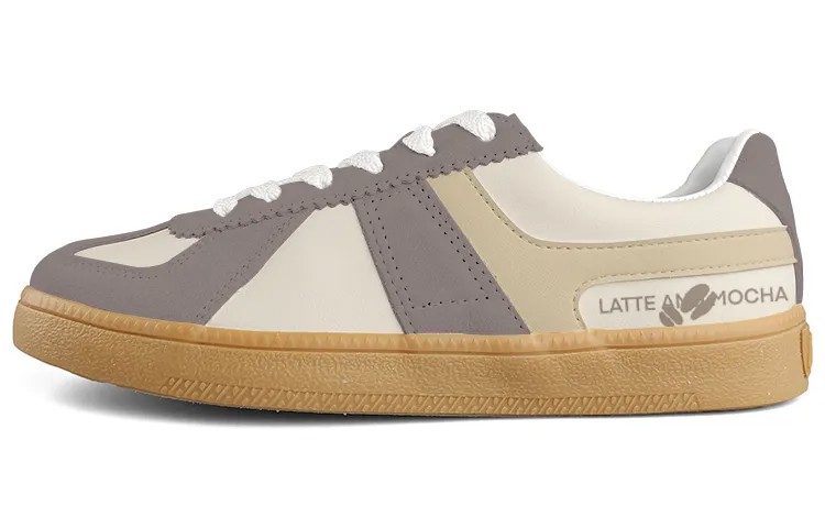 Кроссовки LINING Yunchuan Skateboarding Shoes Women's Low-top Milk Tea Color, цвет Coffee