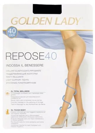 Колготки Golden Lady Repose 40 den, размер 2-S, nero (черный)