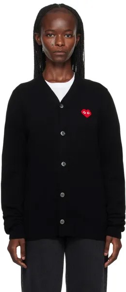 Черный кардиган Invader Edition Comme des Garçons