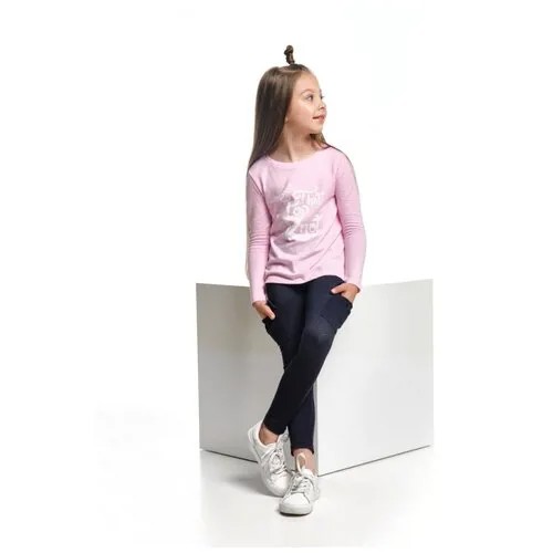 Комплект одежды  Mini Maxi для девочек, легинсы и футболка, повседневный стиль, размер 92, розовый