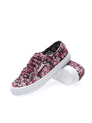 Женские кроссовки SUPERGA Pink Limited Edition Mary Katrantzou Athletic Training Shoes 8