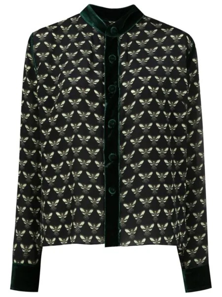Isolda Bell Bugs long-sleeved shirt, зеленый