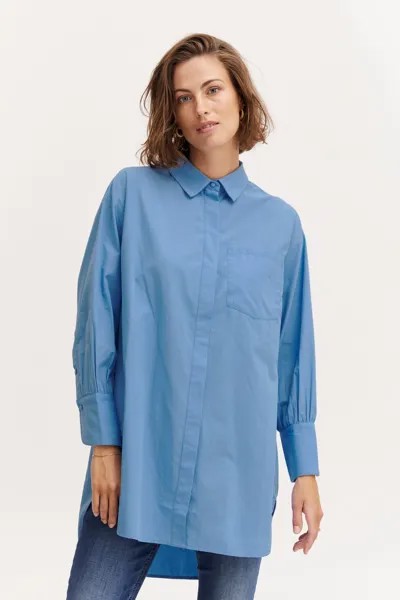 Блуза Fransa Langarmhemd FRHALLIE SH 2 20611313, синий