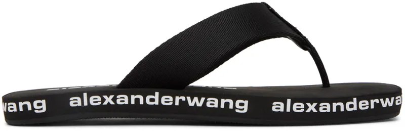 Черные сандалии AW Flip Flop Alexander Wang