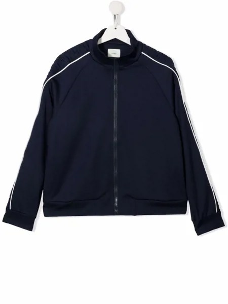 Fendi Kids спортивная куртка с контрастной окантовкой