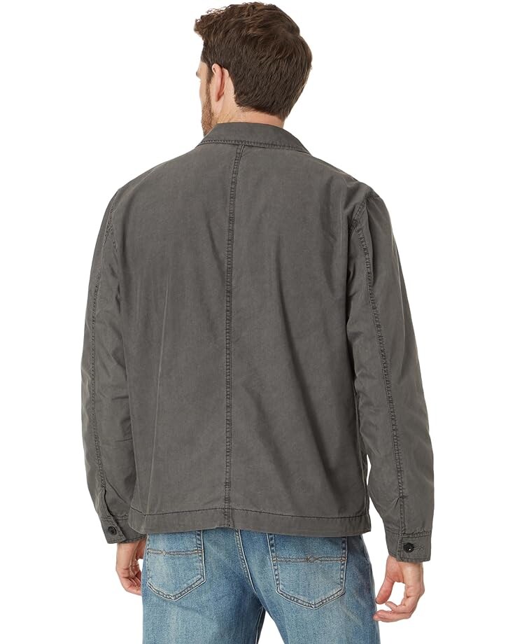Куртка Lucky Brand Fleece Lined Shirt Jacket, цвет Raven