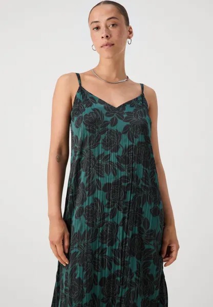 Коктейльное платье CRINKLE SLIP GAP, зеленый