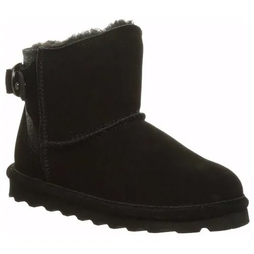 Угги женские Bearpaw Betty 2713W Black Caviar замшевые черные