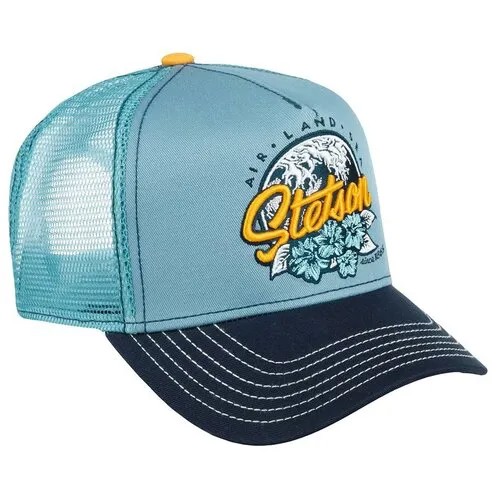 Бейсболка STETSON арт. 7751192 TRUCKER CAP AIR LAND SEA (синий / голубой), размер UNI