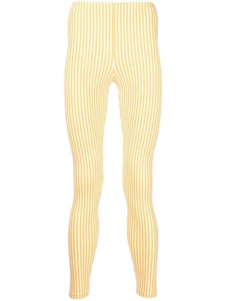 Брюки в полоску Comme des Garçons Homme Plus, желтый
