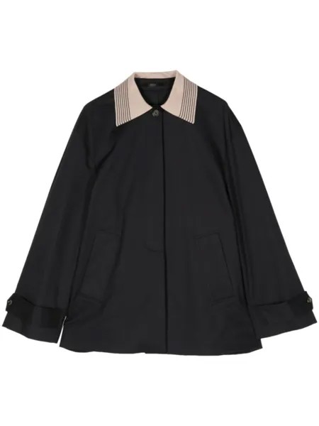 Paul Smith куртка с контрастным воротником, черный
