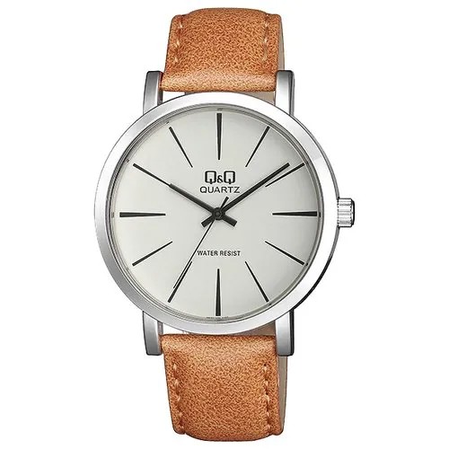 Наручные часы Q&Q Q892-300, коричневый, серебряный