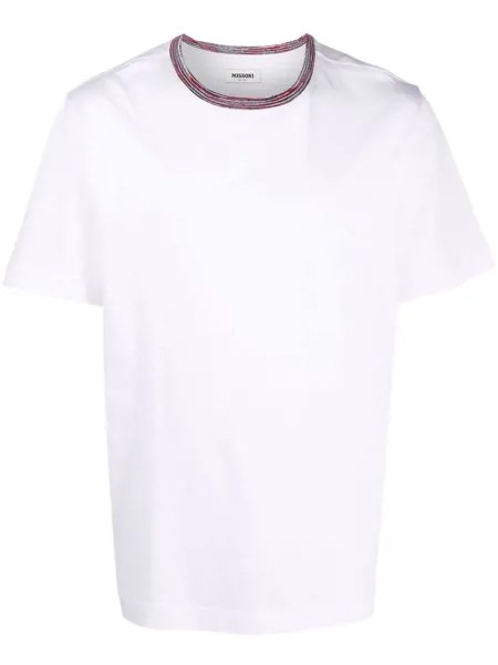 Missoni футболка с контрастной отделкой