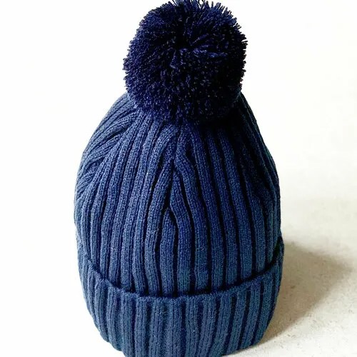Шапка бини , размер 50/60, синий