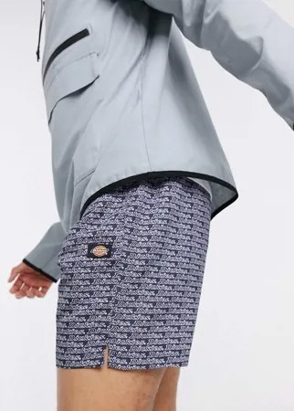 Темно-синие шорты со сплошным принтом Dickies-Темно-синий