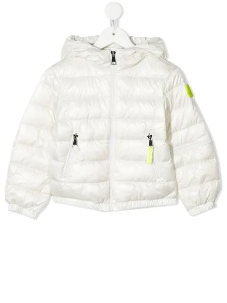 Moncler Enfant пуховик с капюшоном