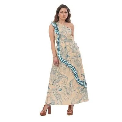 Платье Длинное Женское DIXIE Ahpnuhca Синее E2023
