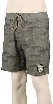 Шорты для плавания RVCA Ben Horton Fish Camo 18 дюймов — камуфляжные — новинка