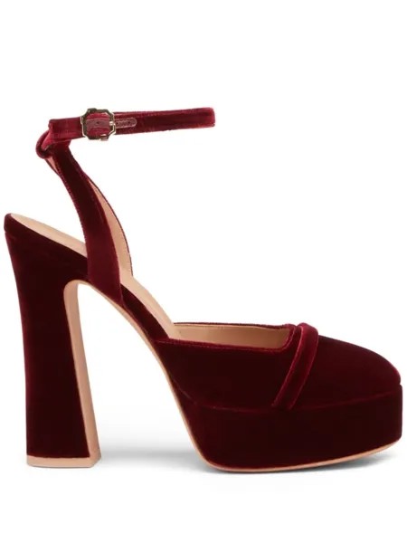 Malone Souliers туфли Mora 125 на платформе, красный