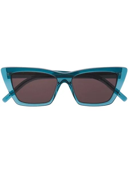 Saint Laurent Eyewear солнцезащитные очки в оправе 'кошачий глаз'