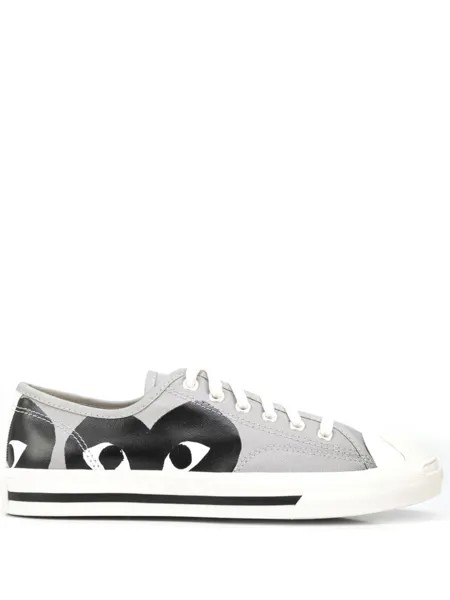 Comme des Garçons кеды Jack Purcell, серый