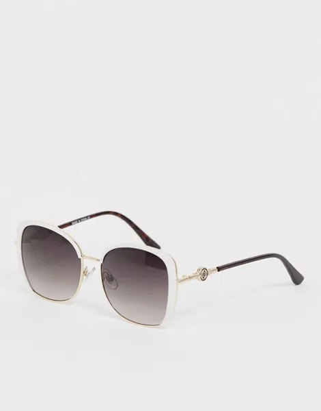 Белые солнцезащитные очки River Island-Белый