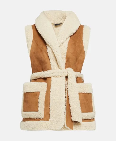 Меховой жилет Тедди Vero Moda, цвет Nougat