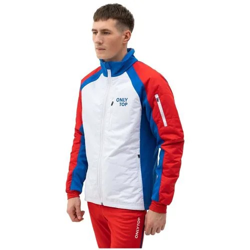 Куртка спортивная ONLYTOP, размер 48, белый