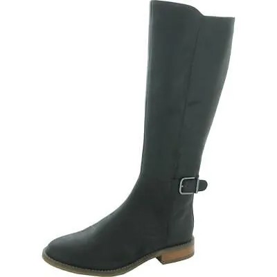 Женские кожаные сапоги до колена Clarks Camzin Branch с миндалевидным носком BHFO 1978